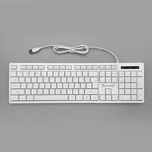 New High Quality USB Wired Standard Keyboard Computer Peripherals Customized Ergonomic Keyboard for Home Office K-109U